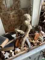 Steiff aap op zijn fiets, Antiek en Kunst, Antiek | Speelgoed, Ophalen of Verzenden