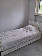 Bed 1 persoons, Huis en Inrichting, Slaapkamer | Bedden, Ophalen, 90 cm, Eenpersoons, Wit