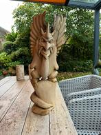 Houten beelden Azië set van twee, Antiek en Kunst, Ophalen of Verzenden