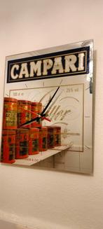Vintage Campari klok spiegel quartzklok., Verzamelen, Ophalen of Verzenden, Gebruikt, Overige typen