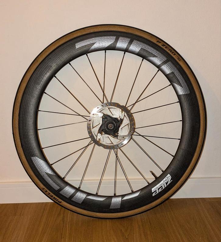 Zipp 404 Firecrest Achterwiel - 58mm, Fietsen en Brommers, Fietsonderdelen, Zo goed als nieuw, Racefiets, Wiel, Ophalen of Verzenden