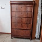 Antieke houten ladekast, Ophalen