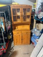 vintage houten keukenkast, ook wel een Hoosierkast genoemd., Zo goed als nieuw, Minder dan 100 cm, 25 tot 50 cm, 50 tot 100 cm