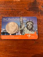 Manhattan Vijfje 2009 Herdenkingsmunt, Koningin Beatrix, Zilver, Euro's, Ophalen of Verzenden