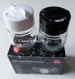 Nieuw: peper en zoutstel. Van glas, Huis en Inrichting, Keuken | Keukenbenodigdheden, Ophalen of Verzenden, Nieuw