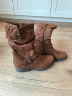 Bruine laarzen Van Haren mt 39, Kleding | Dames, Schoenen, Ophalen, Zo goed als nieuw, Bruin, Hoge laarzen