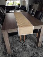 eettafel met 4 stoelen  vraagprijs 125 samen, Huis en Inrichting, Tafels | Eettafels, Gebruikt, 100 tot 150 cm, Rechthoekig, 50 tot 100 cm