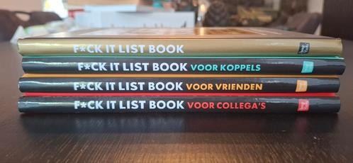 F*ck it List Boeken Set - 4 stuks, Boeken, Humor, Zo goed als nieuw, Overige typen, Ophalen of Verzenden