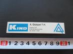 sticker deurne a quispel th - kind, Ophalen, Zo goed als nieuw, Bedrijf of Vereniging