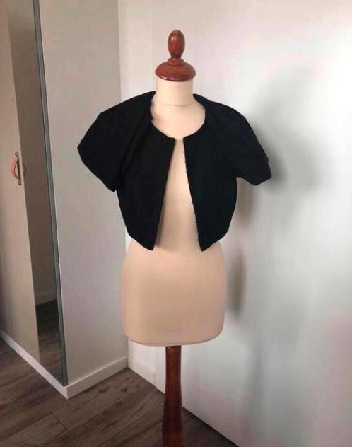 🖤 MANGO SUIT Mt S bolero jasje zwart, Kleding | Dames, Jasjes, Kostuums en Pakken, Zo goed als nieuw, Jasje, Maat 36 (S), Zwart