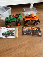 Lego technic Monster Jam Auto's - 2 Sets!, Ophalen of Verzenden, Zo goed als nieuw, Complete set, Lego