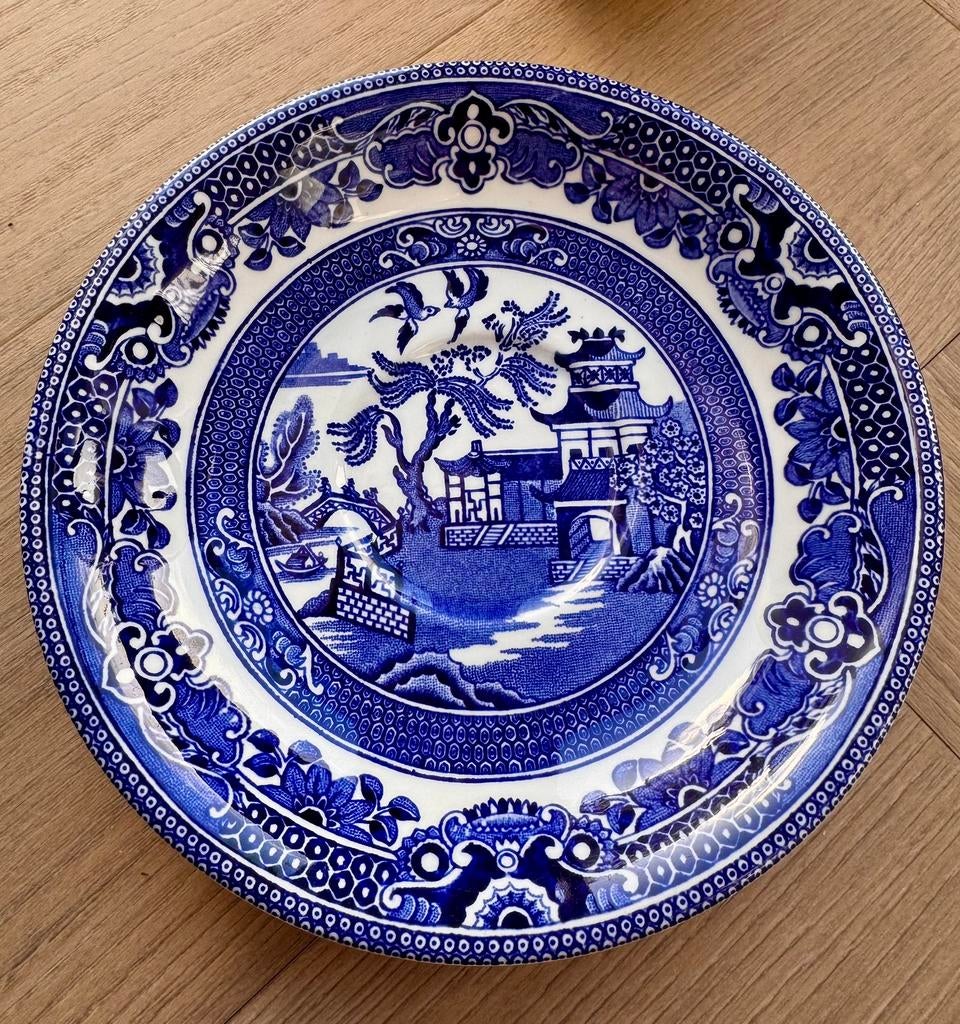 Blue Willow schotel – Burleigh Ware, Ophalen of Verzenden