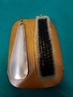 Schoenpoets set retro, lepel met borstel, Verzamelen, Ophalen of Verzenden
