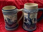 Delfts Blauw Bierpul Set, Antiek en Kunst, Antiek | Keramiek en Aardewerk, Ophalen of Verzenden