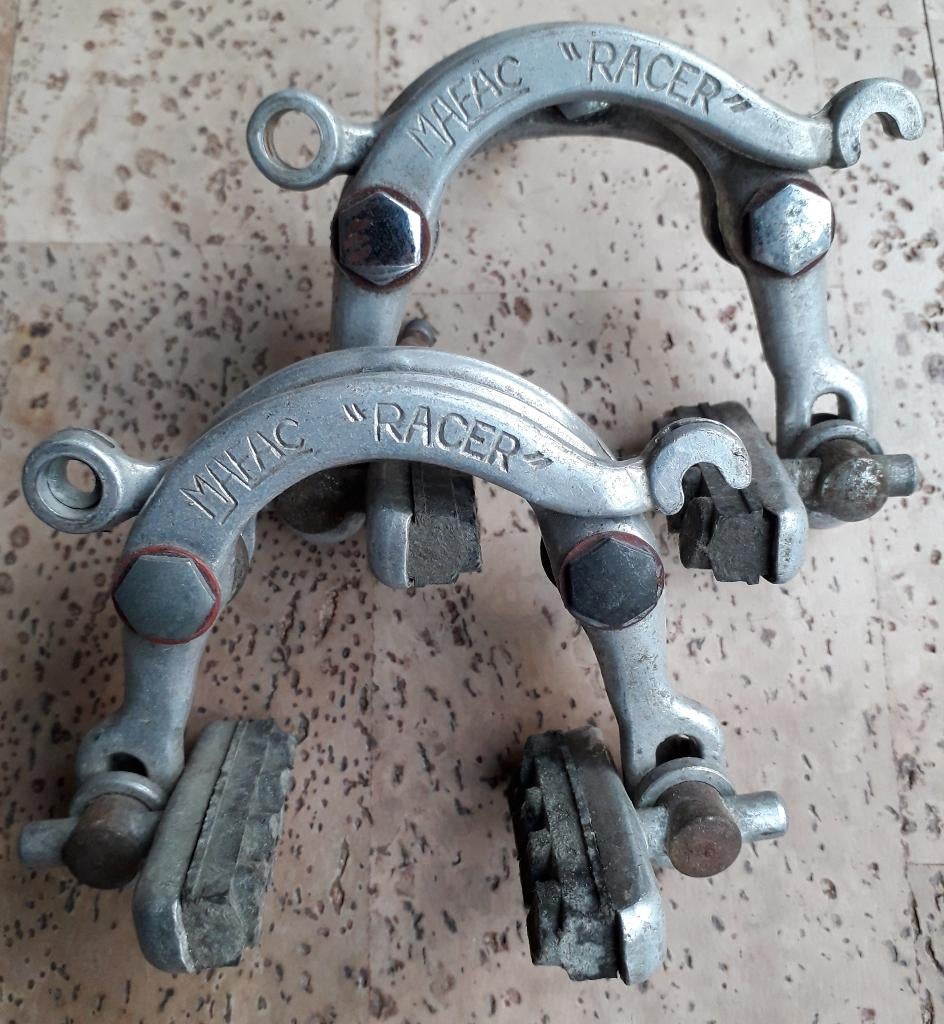 2 x vintage rem remklauw Mafac Racer recht made in France, Fietsen en Brommers, Ophalen of Verzenden, Zo goed als nieuw, Mafac