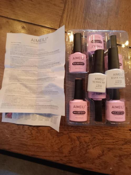Aimeili set - builder base - zie omschrijving, Sieraden, Tassen en Uiterlijk, Uiterlijk | Cosmetica en Make-up, Nieuw, Handen en Nagels
