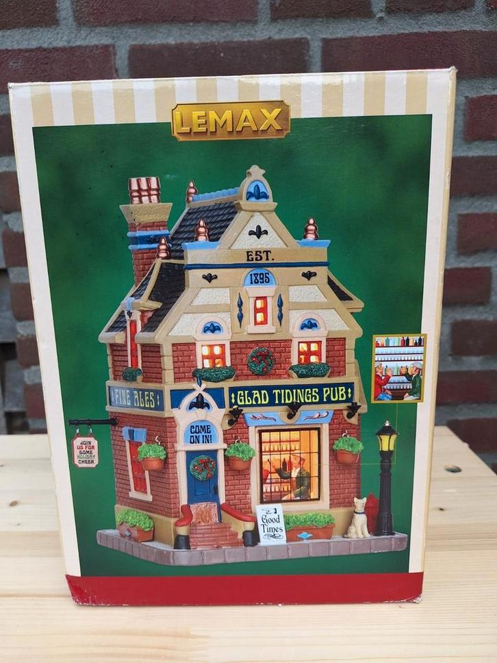 Lemax  "Glad Tidings Pub" #55956 Retired, Diversen, Kerst, Zo goed als nieuw, Ophalen of Verzenden