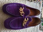 notre v loafers paars 42 suede, Ophalen of Verzenden, Zo goed als nieuw, Overige kleuren, Instappers