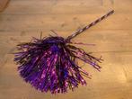 Halloween pompon staf Paars/Zwart, Ophalen, Gebruikt, Feestartikel, Halloween of Griezel