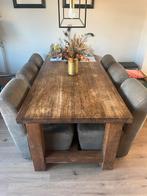 Eetafels met 6 stoelen, Ophalen, Gebruikt, 4 tot 6 stoelen