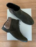 Enkellaarsjes Gabor, groen / grijs, maat 38, Kleding | Dames, Schoenen, Ophalen, Lage of Enkellaarzen, Gabor, Zo goed als nieuw