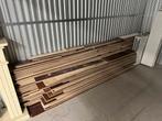 Houten Vloer - Lamelparket Eiken - 25 m2, Ophalen, Gebruikt, 50 tot 150 cm, Vloerdelen of -planken