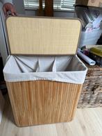 Wasmand met 3 vakken, Huis en Inrichting, Badkamer | Badtextiel en Accessoires, Ophalen, Zo goed als nieuw, Wit