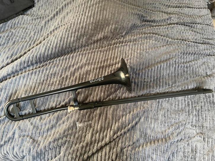 pBone trombone, Muziek en Instrumenten, Blaasinstrumenten | Trombones, Zo goed als nieuw, Overige typen, Ophalen