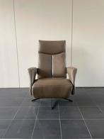 Bruine leren elektrische relax fauteuil / relax stoel, Huis en Inrichting, Fauteuils, Ophalen, Nvt, Nvt, Nvt