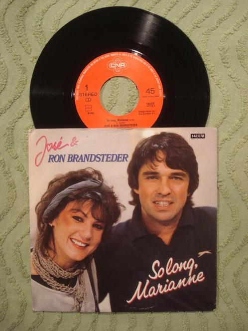 José & Ron Brandsteder 7" Vinyl Single: ‘So long, Marianne’, Cd's en Dvd's, Vinyl Singles, Single, Pop, 7 inch, Ophalen of Verzenden
