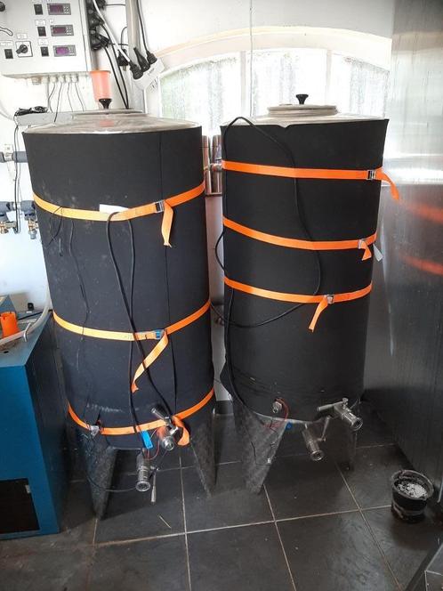 2x 240 liter Speidel vergistingstank incl. koelmantel, Hobby en Vrije tijd, Overige Hobby en Vrije tijd, Zo goed als nieuw, Ophalen
