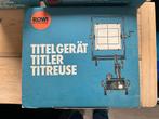 Rowi Titelapparaat incl titelrol en verlichting., Ophalen of Verzenden, Gebruikt, Overige typen