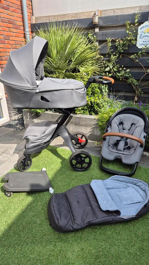 Stokke kinderwagen - Luxe combiwagen, complete set, Kinderen en Baby's, Kinderwagens en Combinaties, Gebruikt, Combiwagen, Overige merken