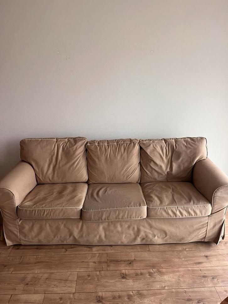 Ektrop hoezen 3 zits, Huis en Inrichting, Banken | Bankstellen, Zo goed als nieuw, Driepersoons, 200 tot 250 cm, 75 tot 100 cm