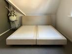 Tweepersoons Boxspring 180 x 200, Huis en Inrichting, Boxspring, Beige, 180 cm, Gebruikt