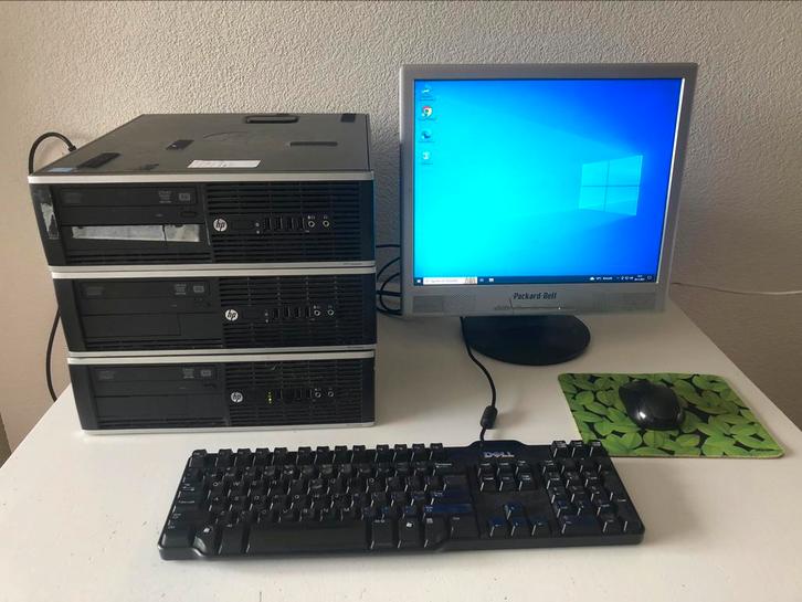Partij 3x HP-Compaq 6200 i5 met 12GB RAM, Computers en Software, Desktop Pc's, Gebruikt, 3 tot 4 Ghz, HDD, 16 GB, Ophalen of Verzenden