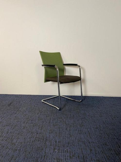 4 x Vergaderstoel Comforto Haworth D5568, groen/antraciet, Huis en Inrichting, Stoelen, Gebruikt, Vier, Overige kleuren, Ophalen