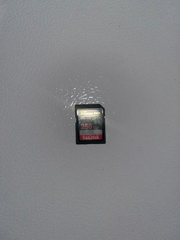 SanDisk Extreme PRO 256GB SDXC Kaart - Nieuwstaat! beschikbaar voor biedingen
