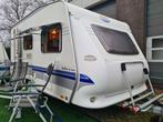 HOBBY DE LUXE 440 SF BJ 2007 VOORTENT / 2 X FIETSENDRAGER, Overige typen, Hobby, Bedrijf, Treinzit