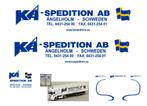 Vrachtauto decal 1:50 KA Spedition ab Zweden, Hobby en Vrije tijd, Modelauto's | 1:50, Ophalen of Verzenden, Nieuw, Bus of Vrachtwagen