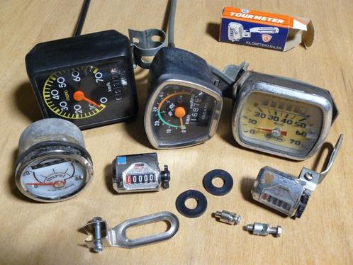 Vintage snelheidsmeters / kilometertellers (brom)fietsen, Fietsen en Brommers, Brommeronderdelen | Algemeen, Gebruikt, Verzenden