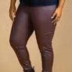 NIEUW pracht donkerrode leatherlook legging Zefra mt 48/50, Kleding | Dames, Grote Maten, Verzenden, Zefra, Nieuw, Broek of Spijkerbroek