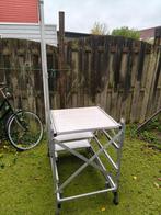 Trap met bordes en leuning ,4 treden, Doe-het-zelf en Verbouw, Ladders en Trappen, Ophalen of Verzenden, Minder dan 2 meter