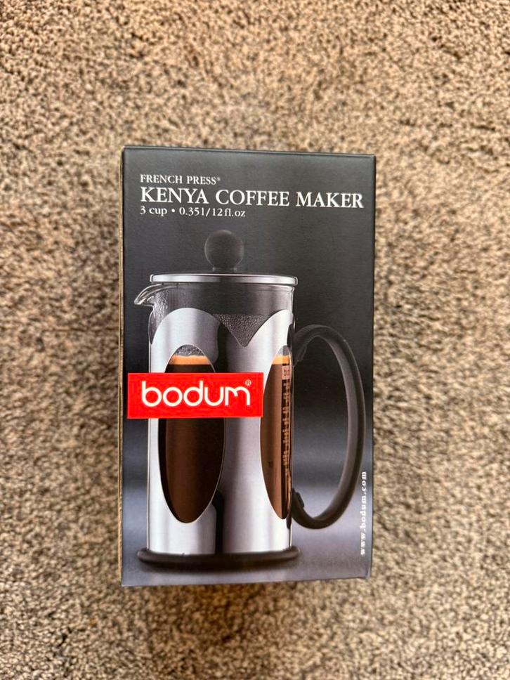 Bodum Kenya Coffe Maker, Witgoed en Apparatuur, Koffiezetapparaten, Zo goed als nieuw, Gemalen koffie, Overige modellen, 2 tot 4 kopjes