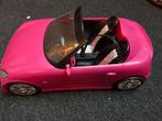 Barbie Auto - Roze Cabriolet, Ophalen of Verzenden, Gebruikt