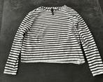 10days longsleeve shirt maat M zwar/wit streep, Kleding | Dames, Maat 38/40 (M), Verzenden, Wit, 10days