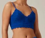 Costes cobalt/royal blue crochet knitted bralette bh croptop, Blauw, Costes, BH, Verzenden