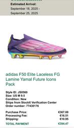 Adidas F50 Lamine yamal 43,1/3 nieuw stockx, Ophalen of Verzenden, Zo goed als nieuw, Buitenlandse clubs, Shirt