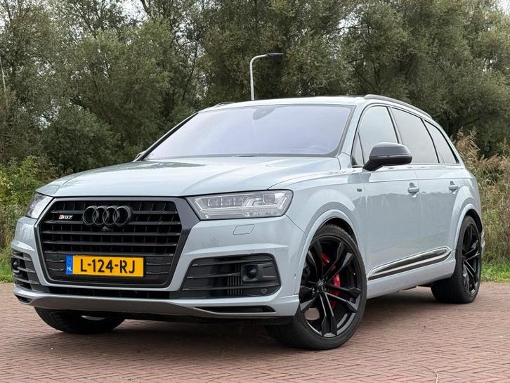 Audi SQ7 4.0 TDI 320KW Quattro Tiptronic 2017 Grijs, Auto's, Audi, Particulier, SQ7, 360° camera, 4x4, ABS, Achteruitrijcamera