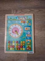 Houten klok speelgoed - Nieuw in verpakking, Kinderen en Baby's, Speelgoed | Educatief en Creatief, Ophalen of Verzenden, Nieuw